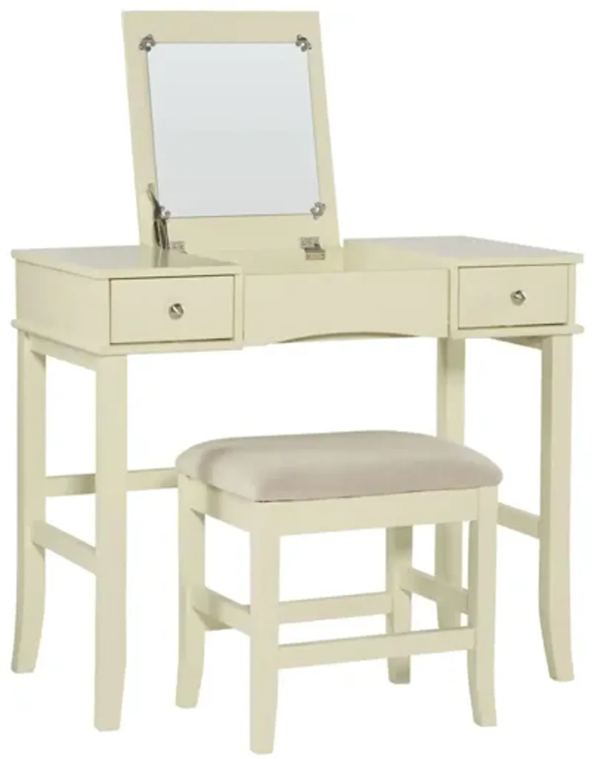 Tiffin Vanity Set in Cream by Linon Home Decor