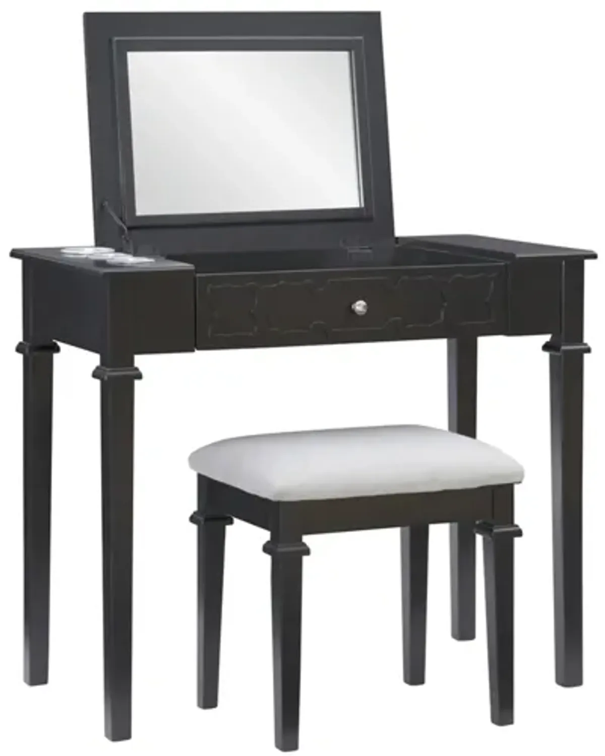 Elsie Vanity in Black by Linon Home Decor