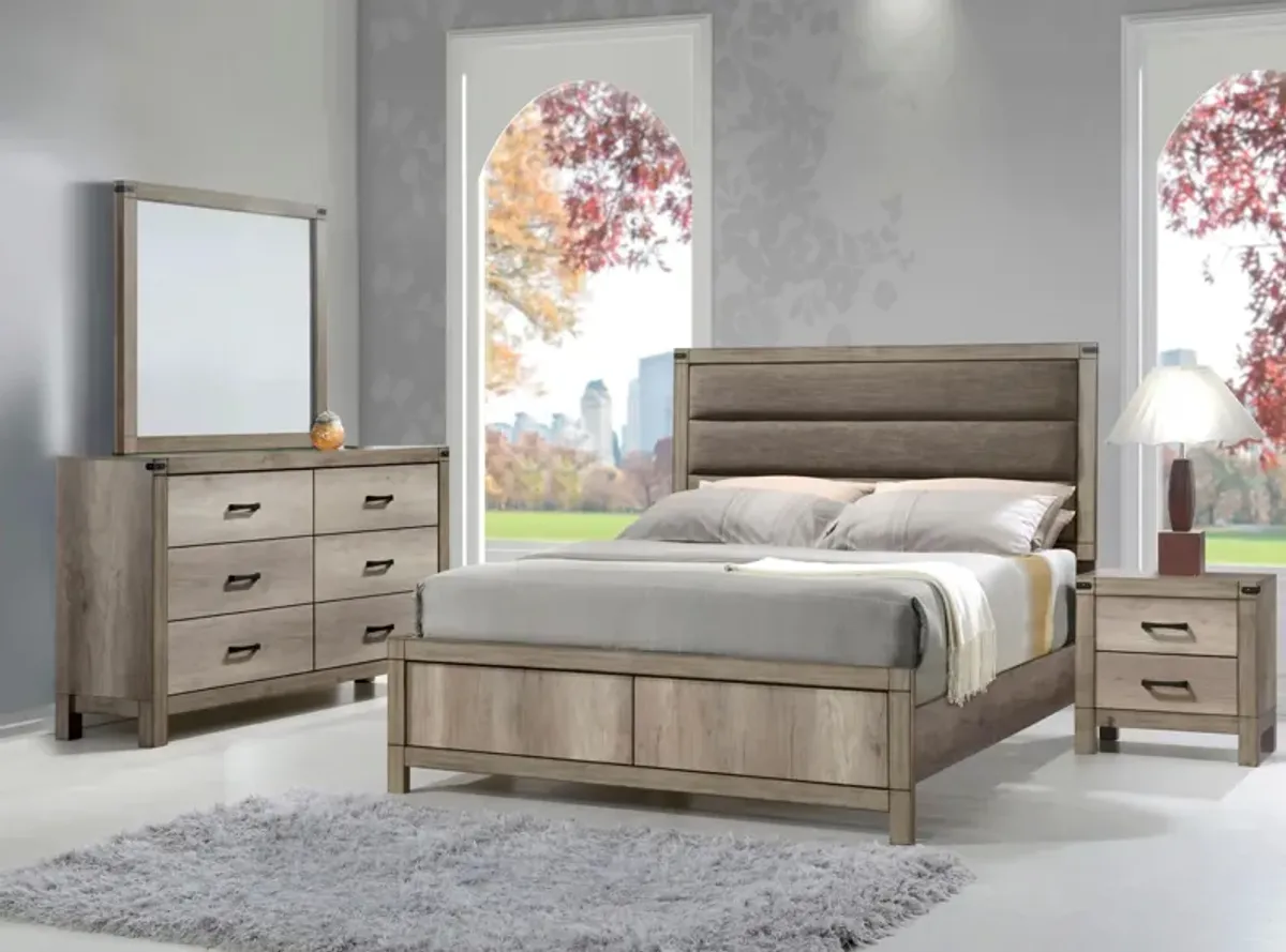 Ardley 4-pc. Bedroom Set in Gray by Crown Mark