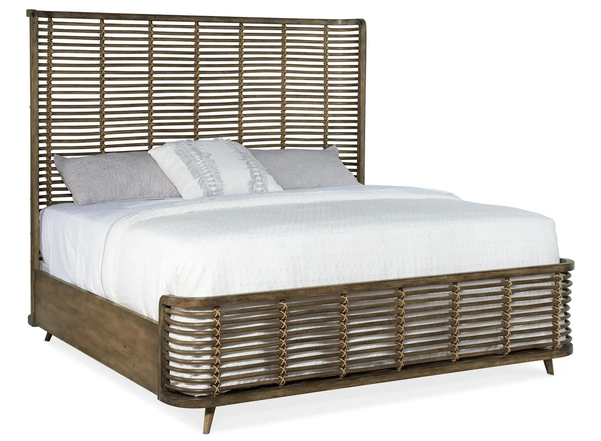 Sundance Rattan Bed in Brown by Hooker Furniture