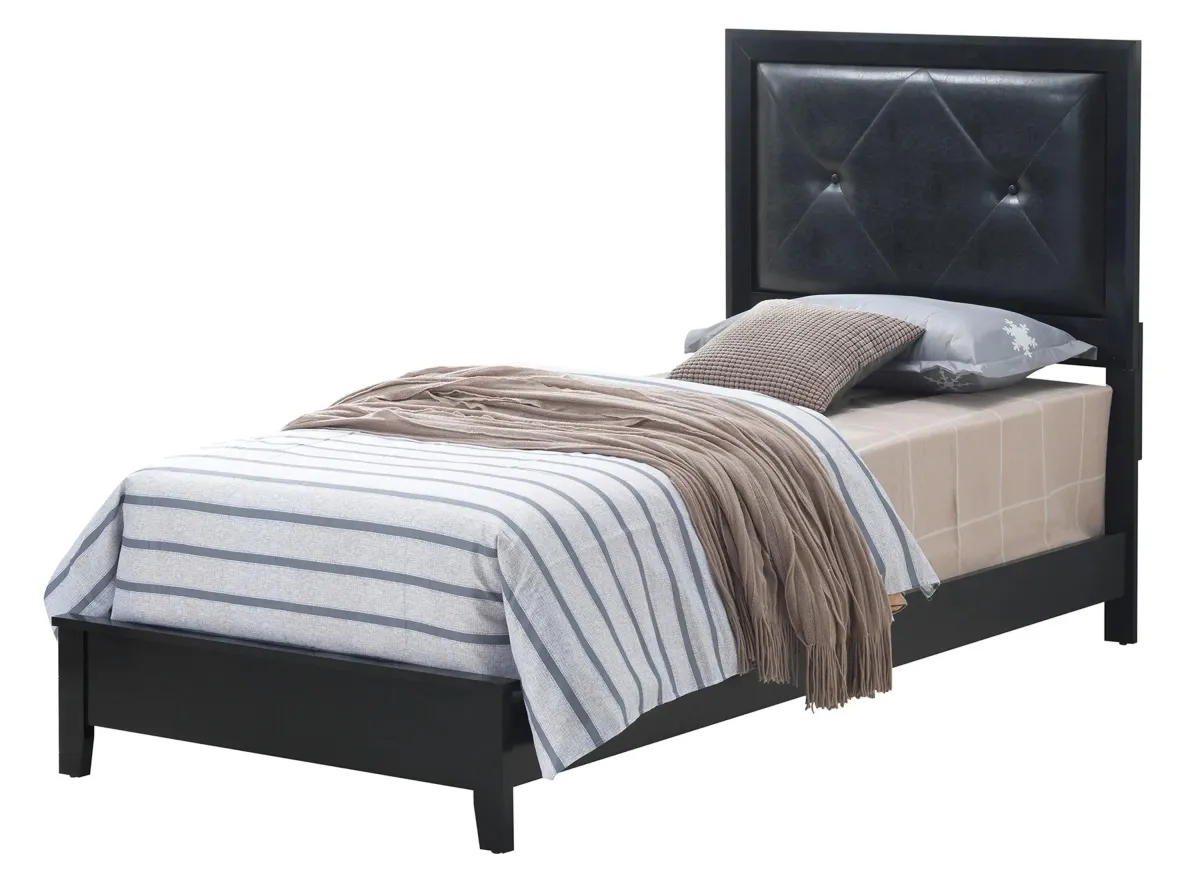 Primo Panel Bed in Black by Glory Furniture