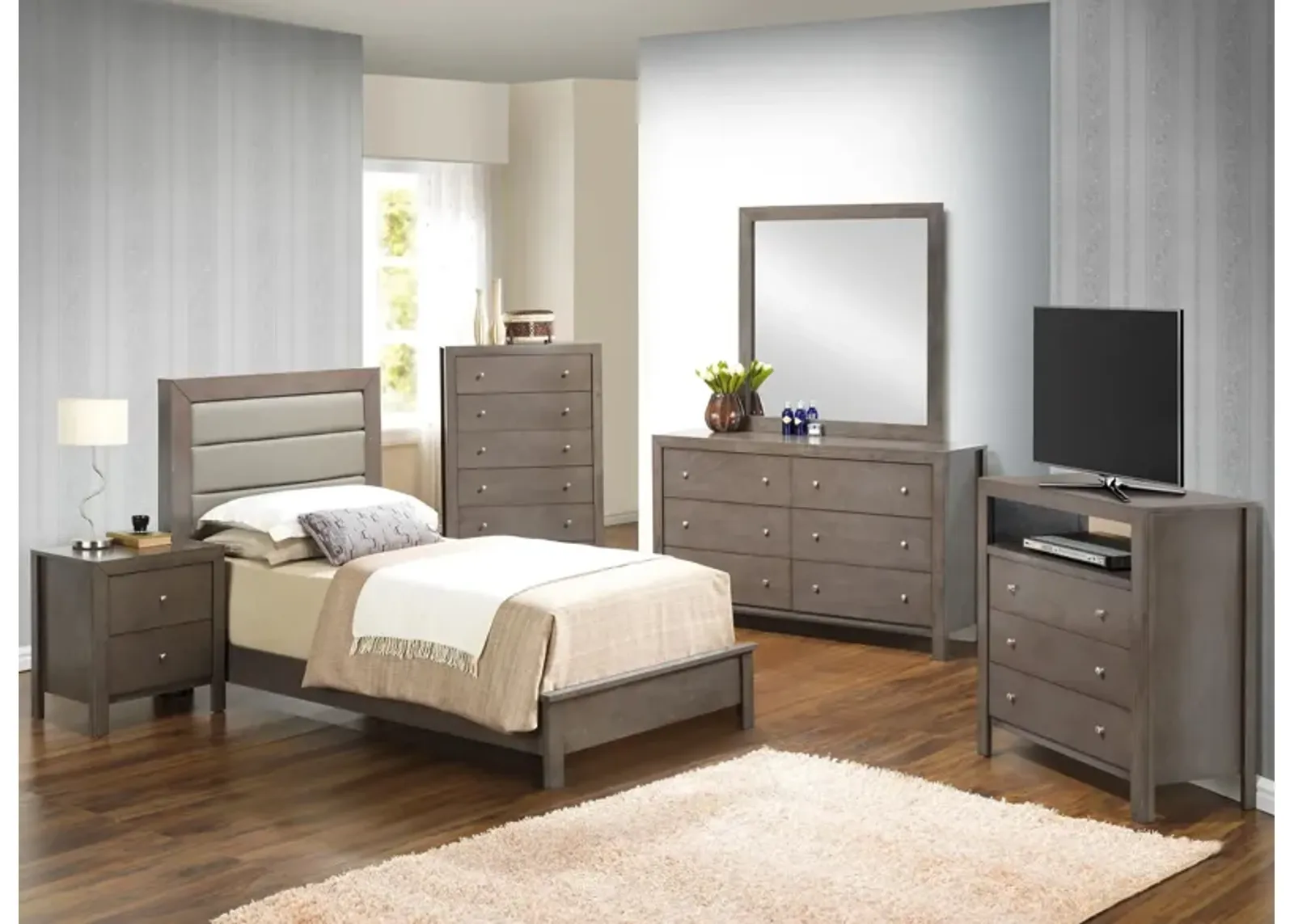 Burlington 4-pc. Upholstered Bedroom Set