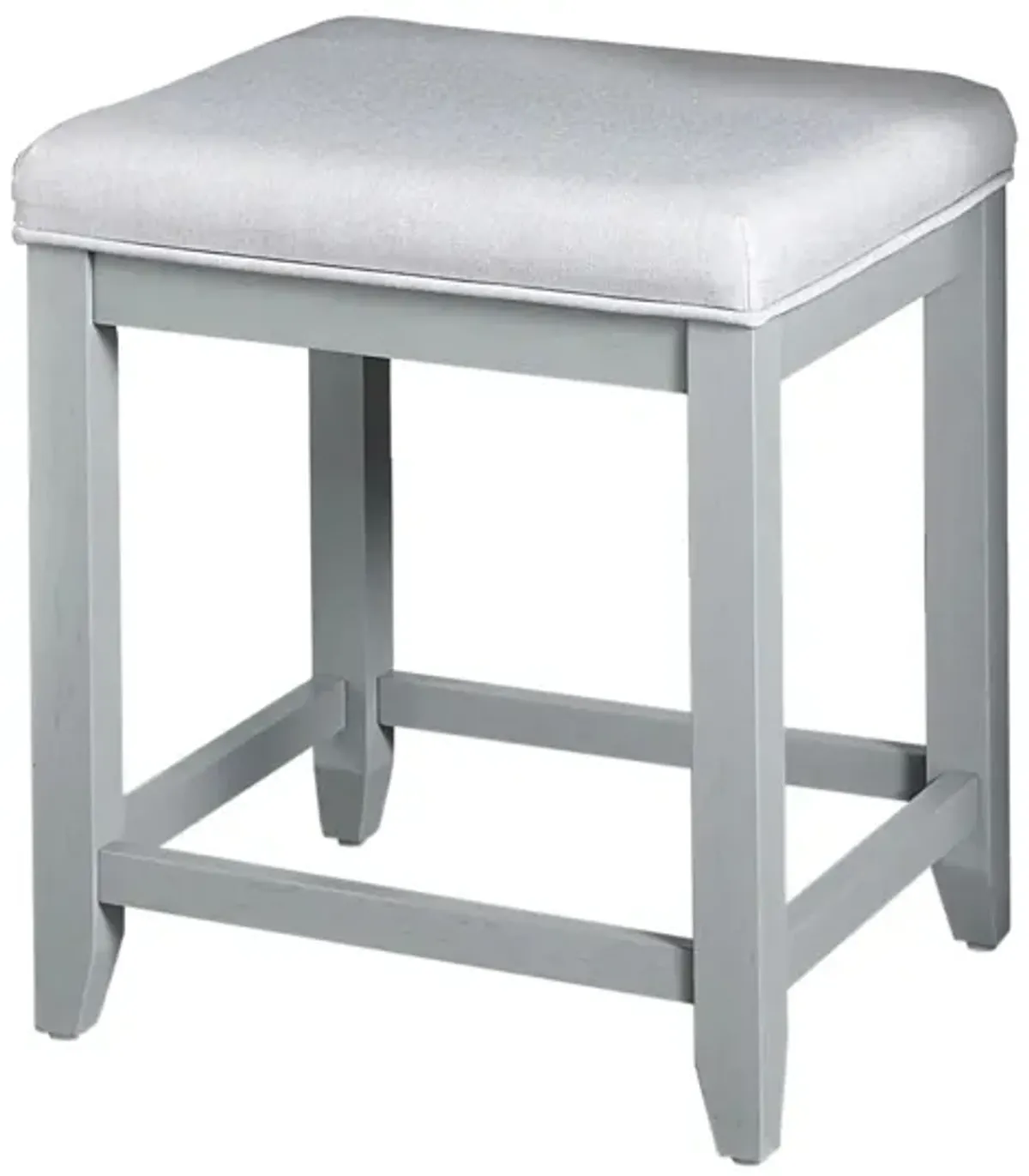 Vista Vanity Stool in Gray by Crosley Brands