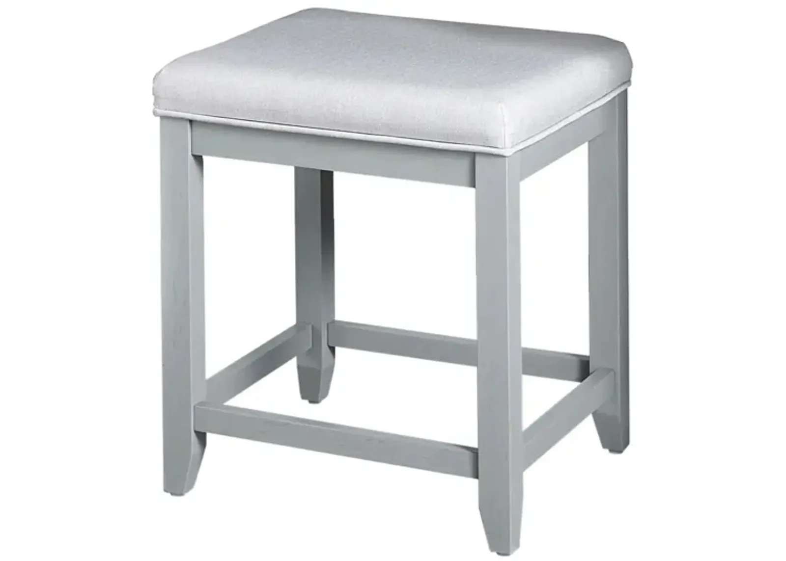 Vista Vanity Stool in Gray by Crosley Brands