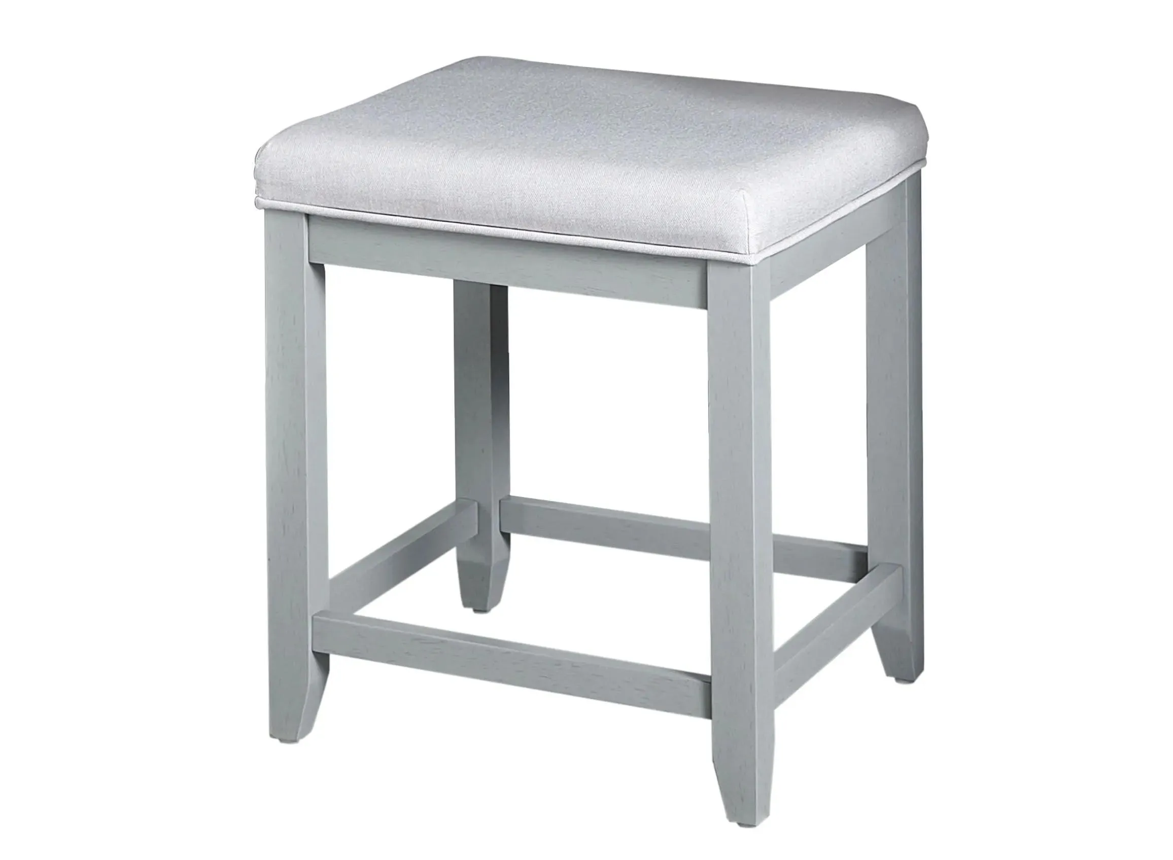 Vista Vanity Stool in Gray by Crosley Brands