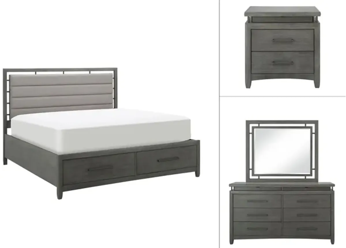 San Clemente 4-pc. Platform Storage Bedroom Set