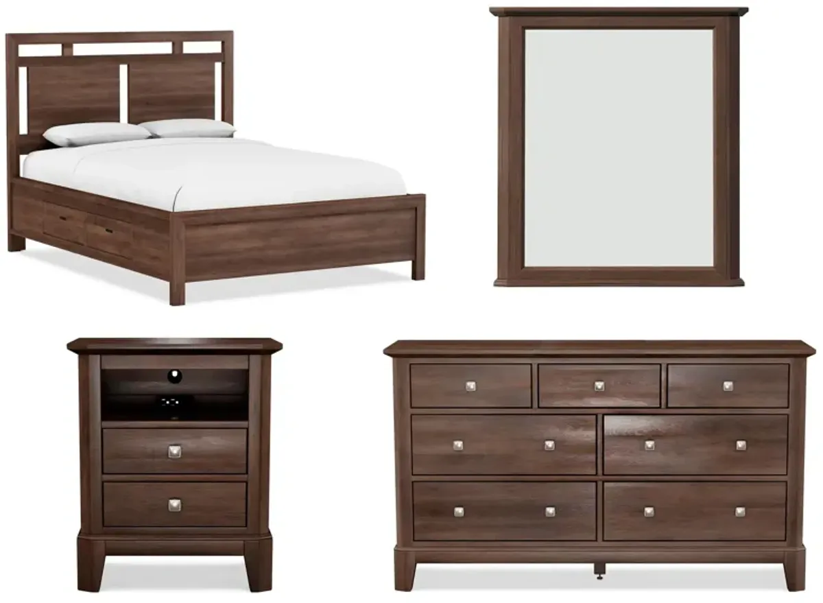 Urbane 4-pc. High-Profile Bedroom Set