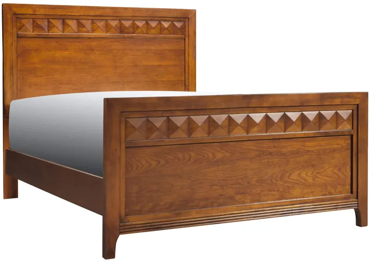 Shadow Panel Bed in Cherry by Davis Intl.