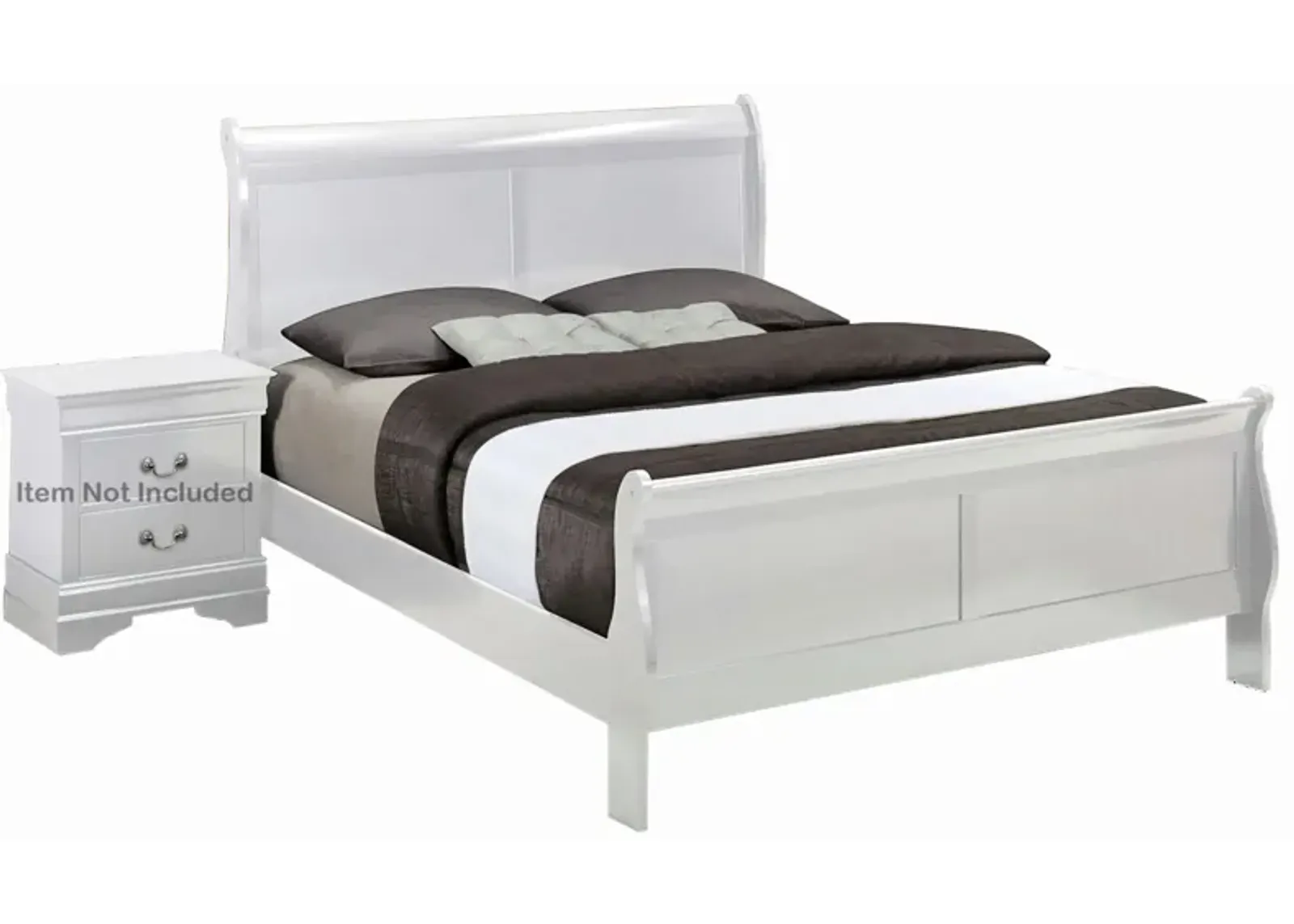 Louis Phillip Bed in White by Crown Mark