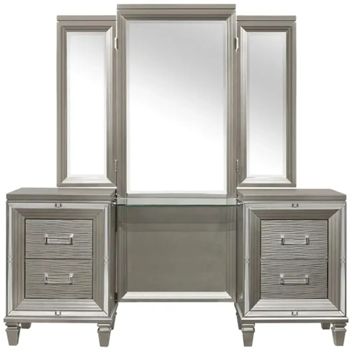 Selena Vanity in Silver-Gray by Bellanest