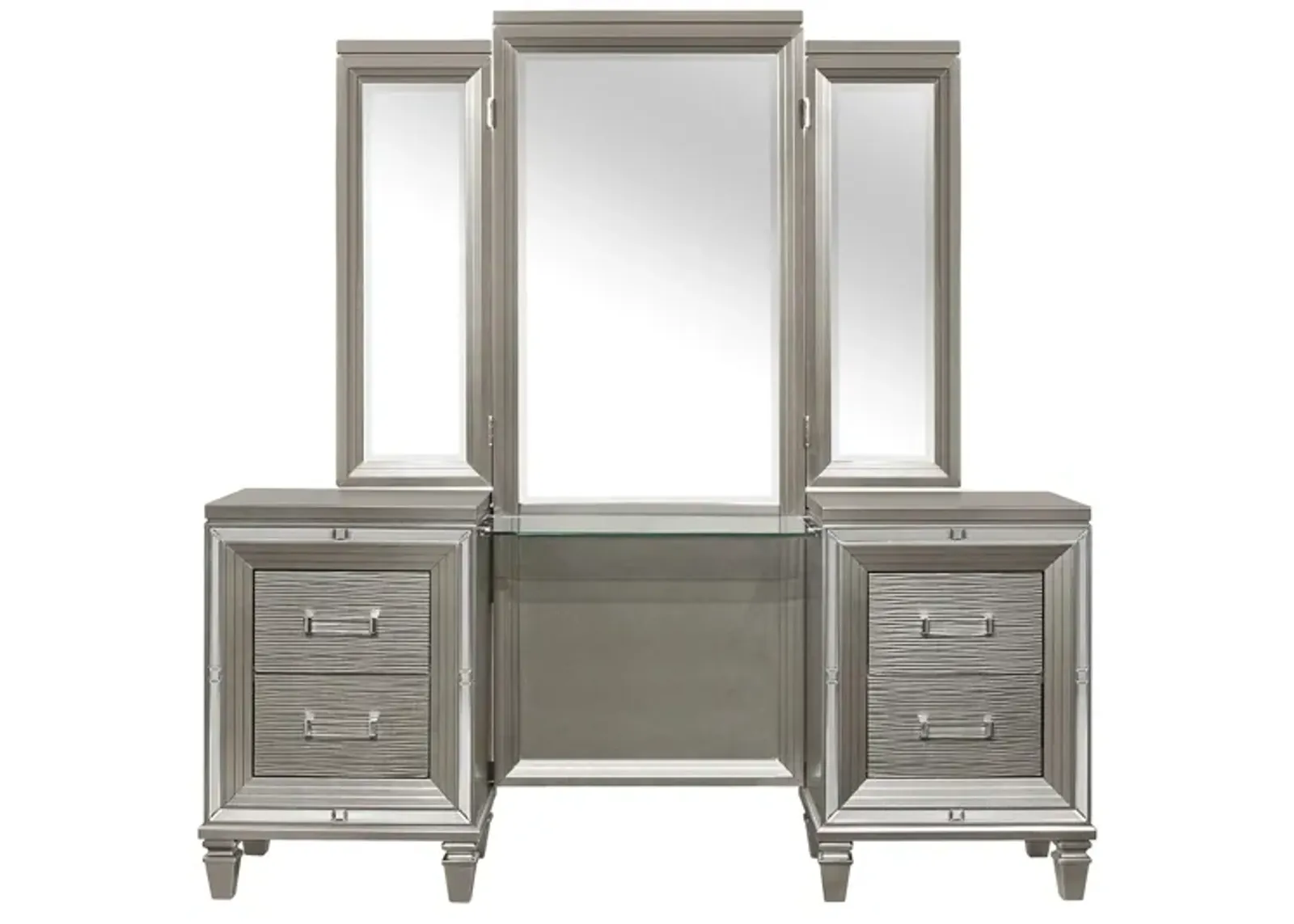 Selena Vanity in Silver-Gray by Bellanest