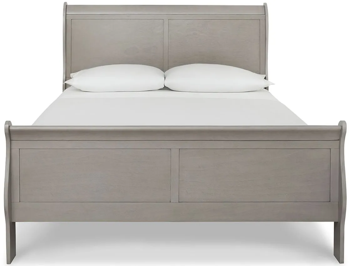 Kordasky Queen Sleigh Bed in Gray by Ashley Furniture