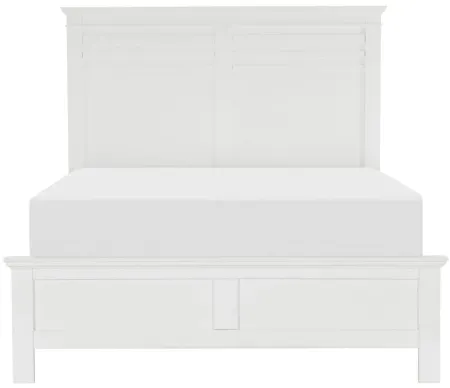Eastlea Panel Bed in White by Bellanest
