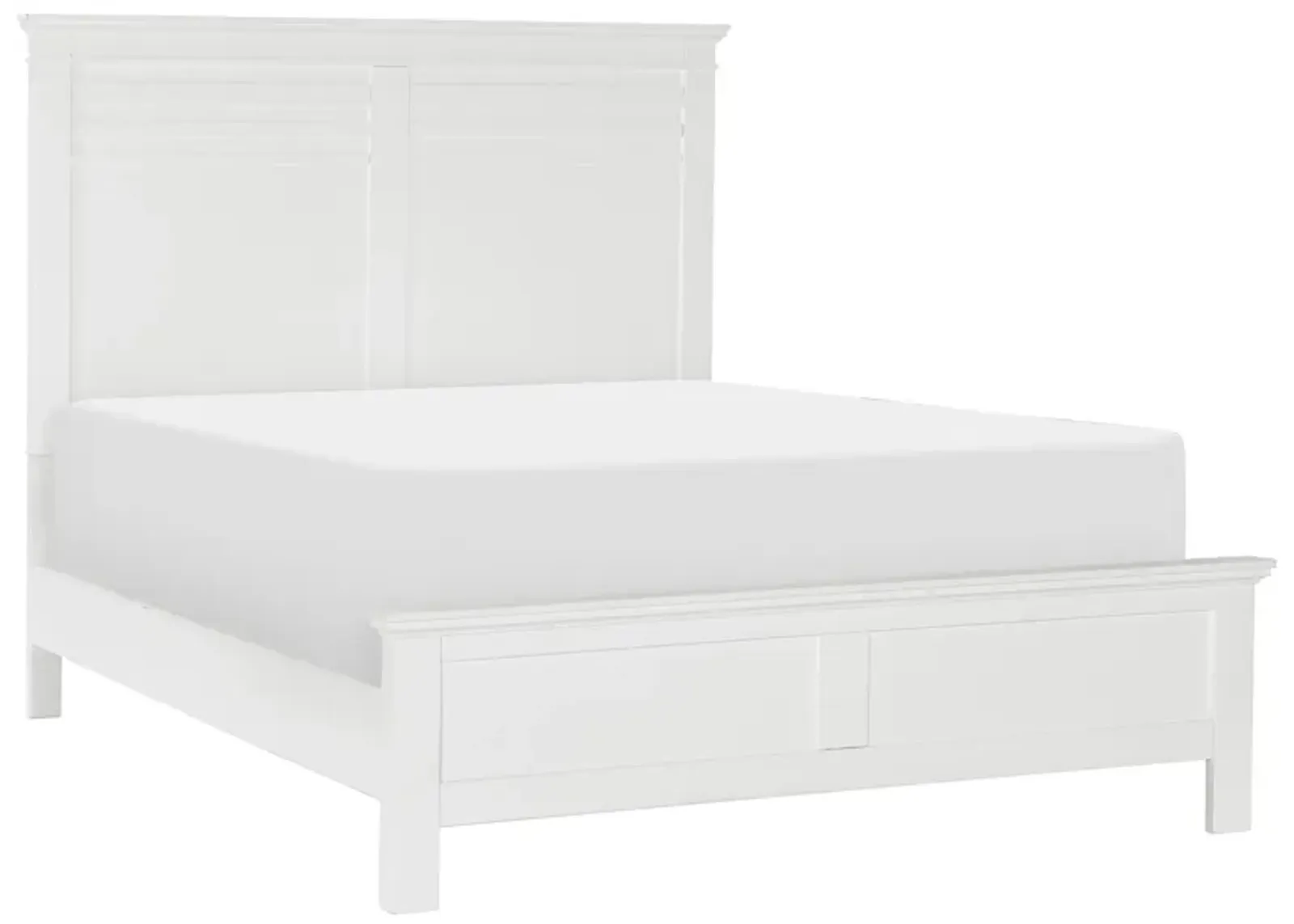 Eastlea Panel Bed in White by Bellanest