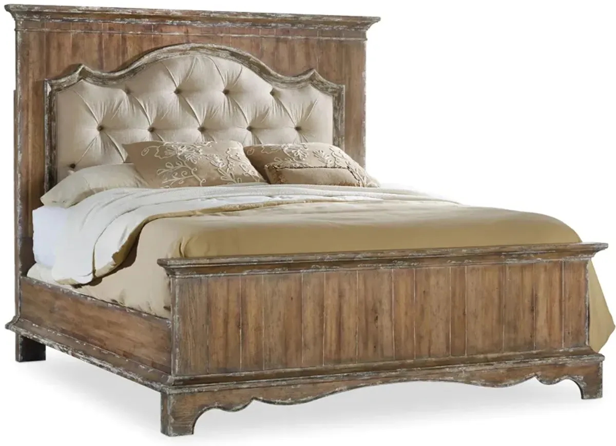 Chatelet Upholstered Panel Bed in Brown by Hooker Furniture