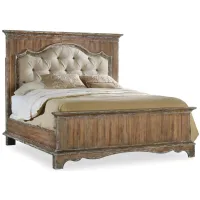 Chatelet Upholstered Panel Bed in Brown by Hooker Furniture