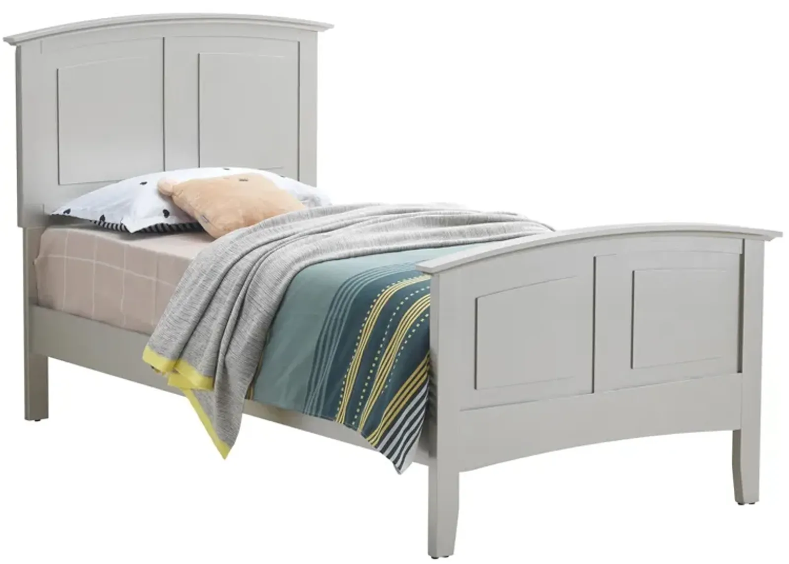 Hammond Panel Bed in Silver Champagne by Glory Furniture