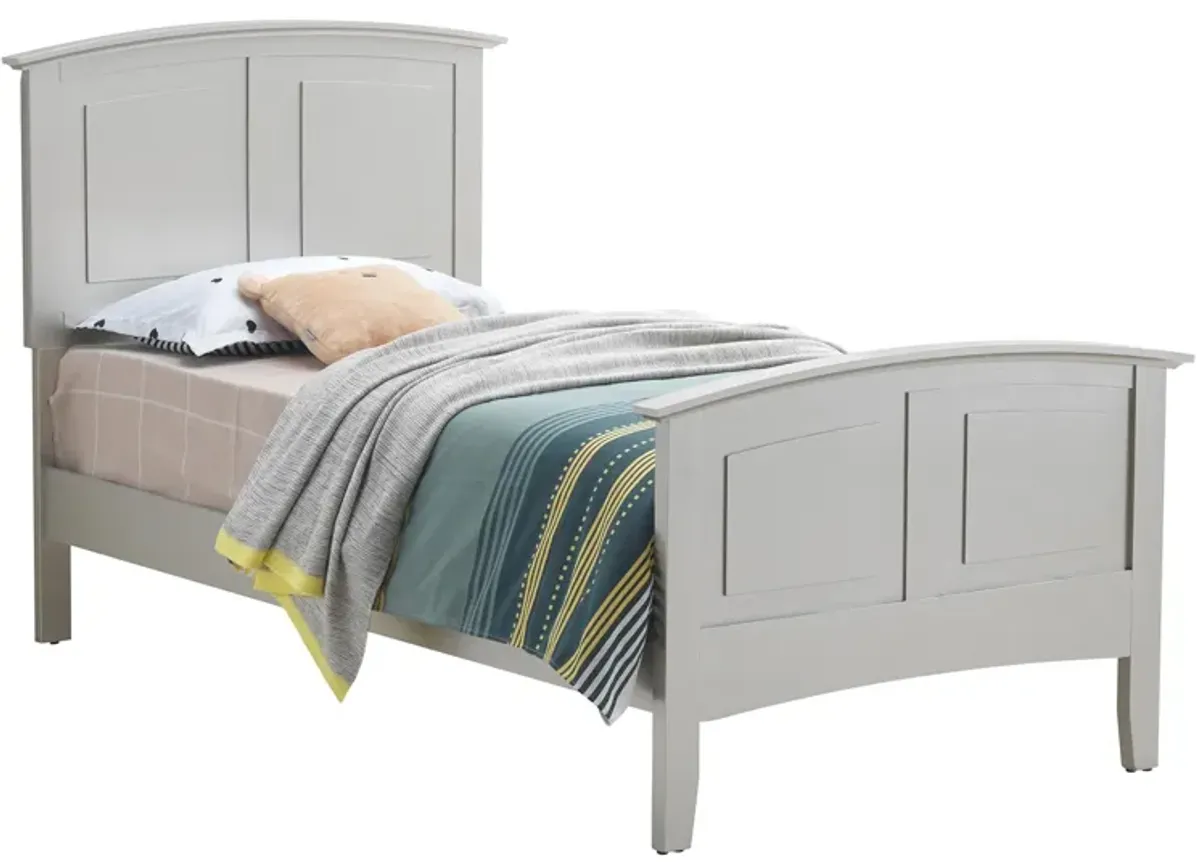 Hammond Panel Bed in Silver Champagne by Glory Furniture