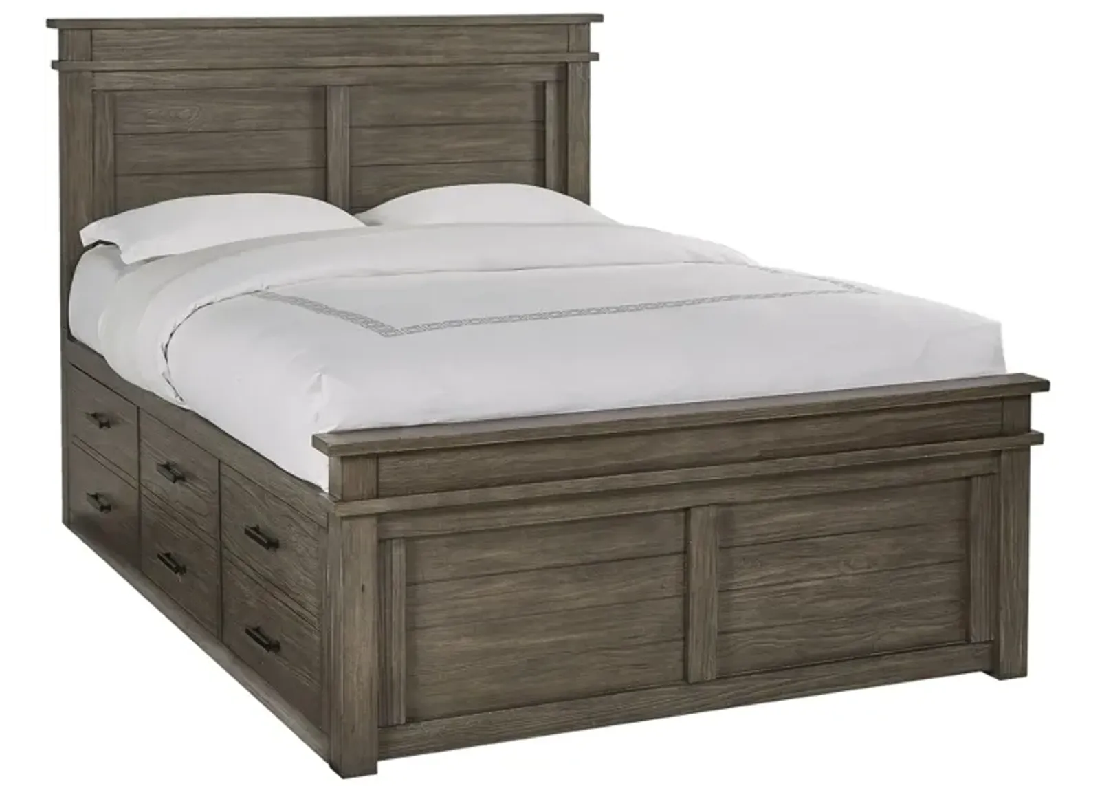 Hempstead Captain Bed in Graystone by A-America