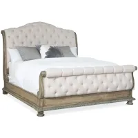 Castella Tufted Bed in Brown by Hooker Furniture
