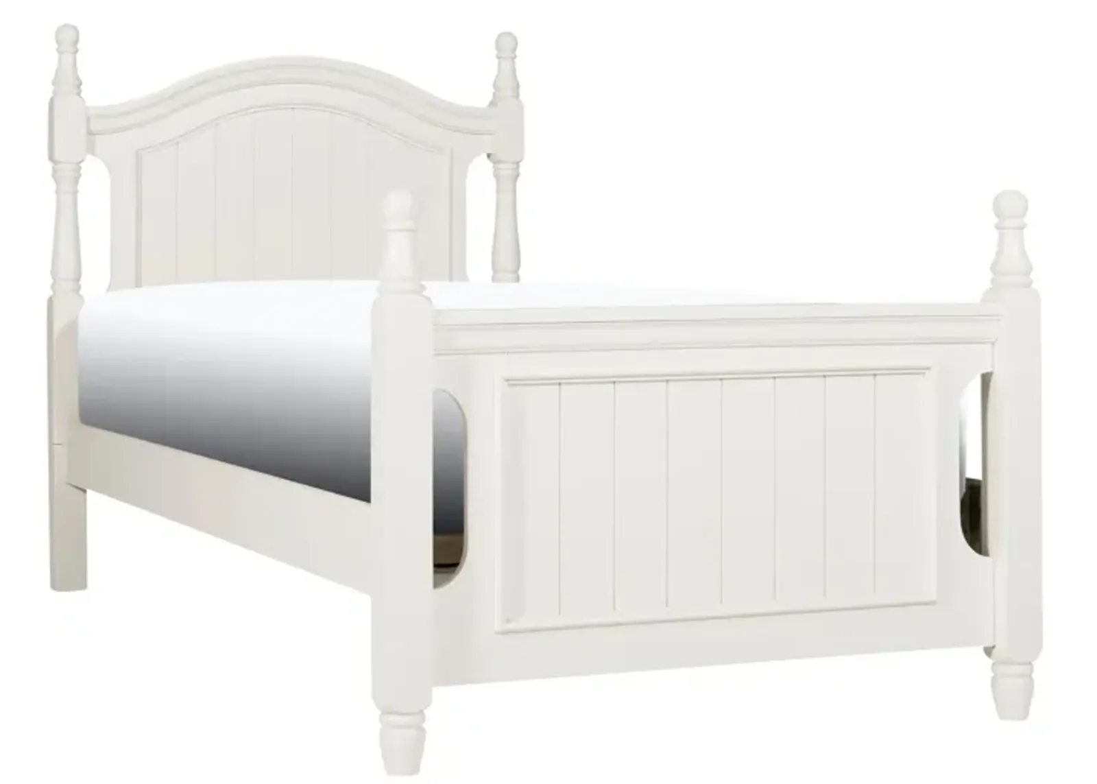 Willow Point Post Bed in White by Homelegance