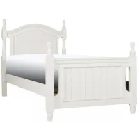 Willow Point Post Bed in White by Homelegance