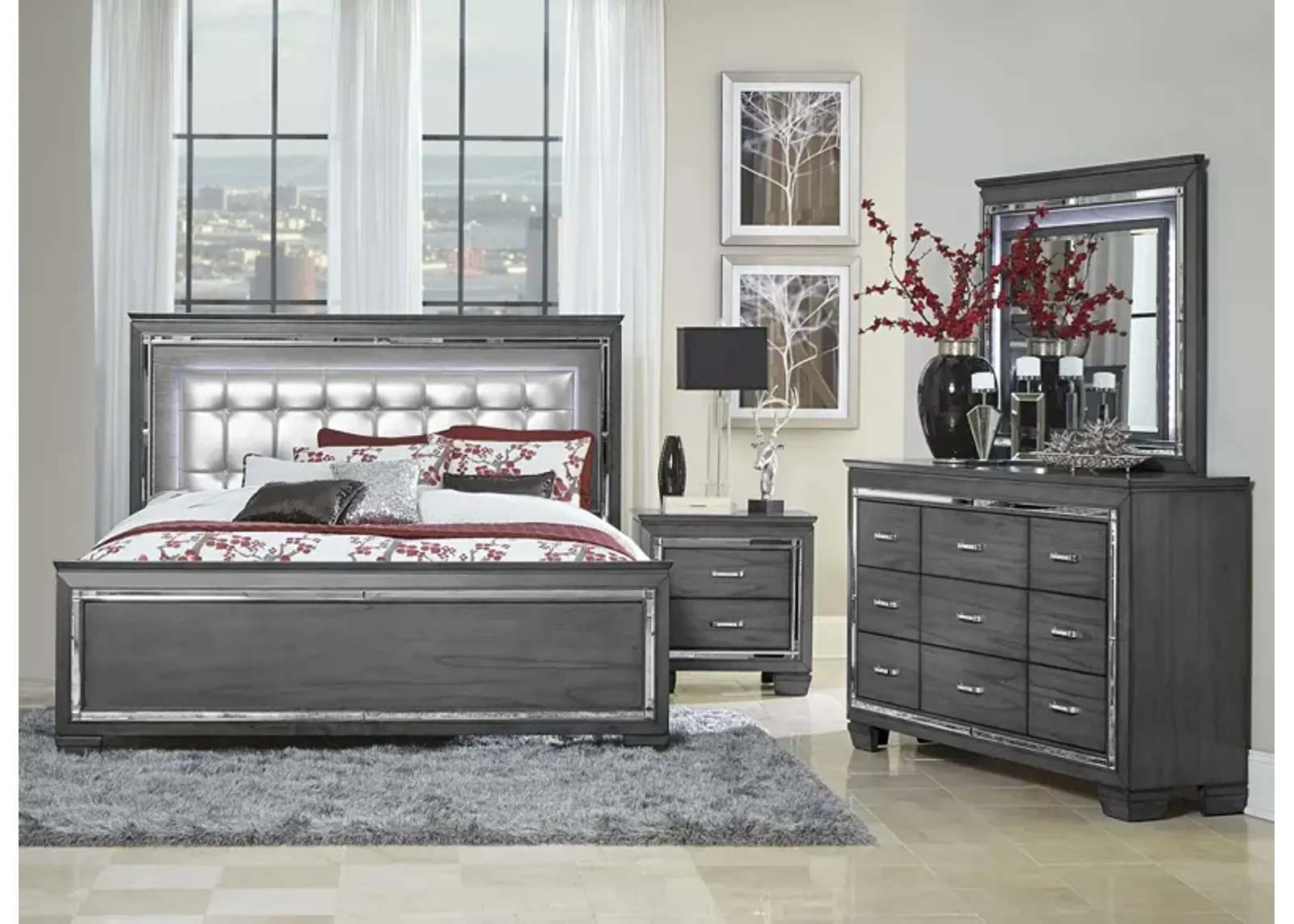 Brambley 4-pc. Upholstered Bedroom Set