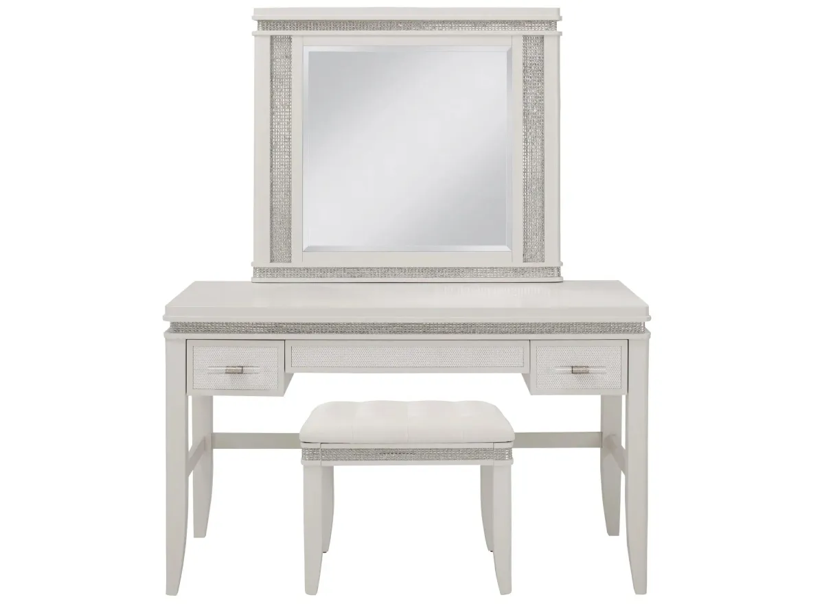 Carmelita 2-pc. Vanity Set in White by Davis Intl.