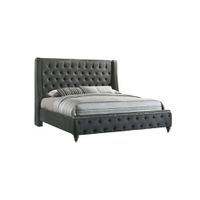 Giovani Bed in Metallic Grey by Crown Mark