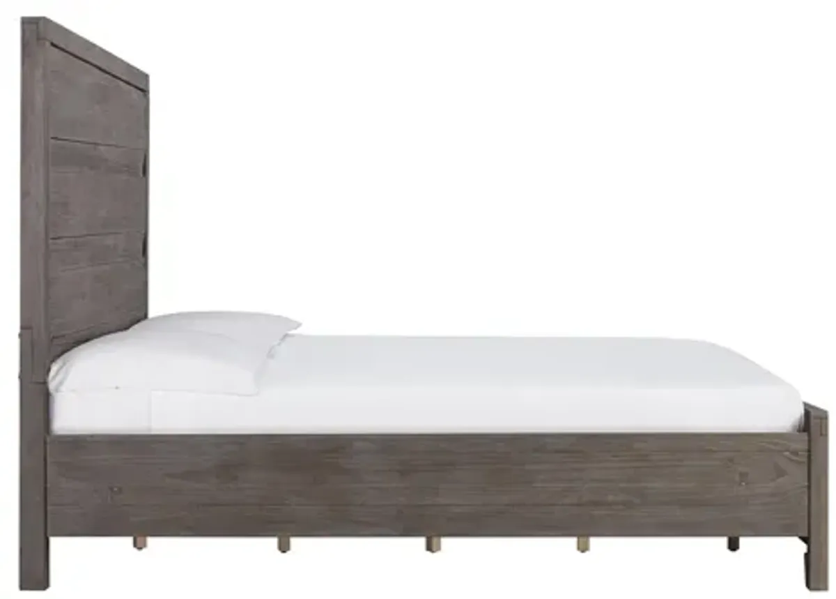 Hearst Solid Wood Full-Size Panel Bed