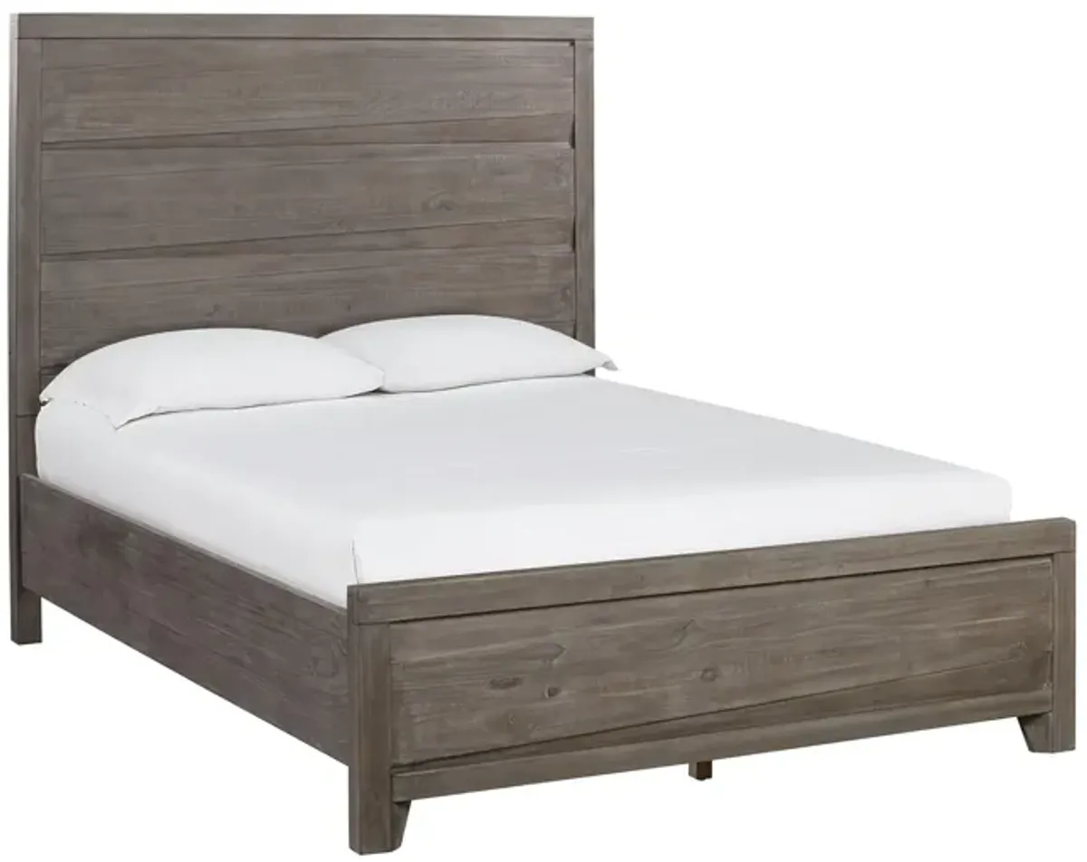 Hearst Solid Wood Full-Size Panel Bed