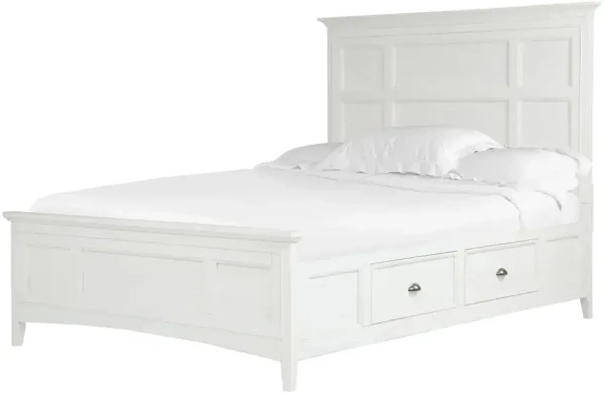 Ivy Ridge Storage Bed in Chalk White by Magnussen Home