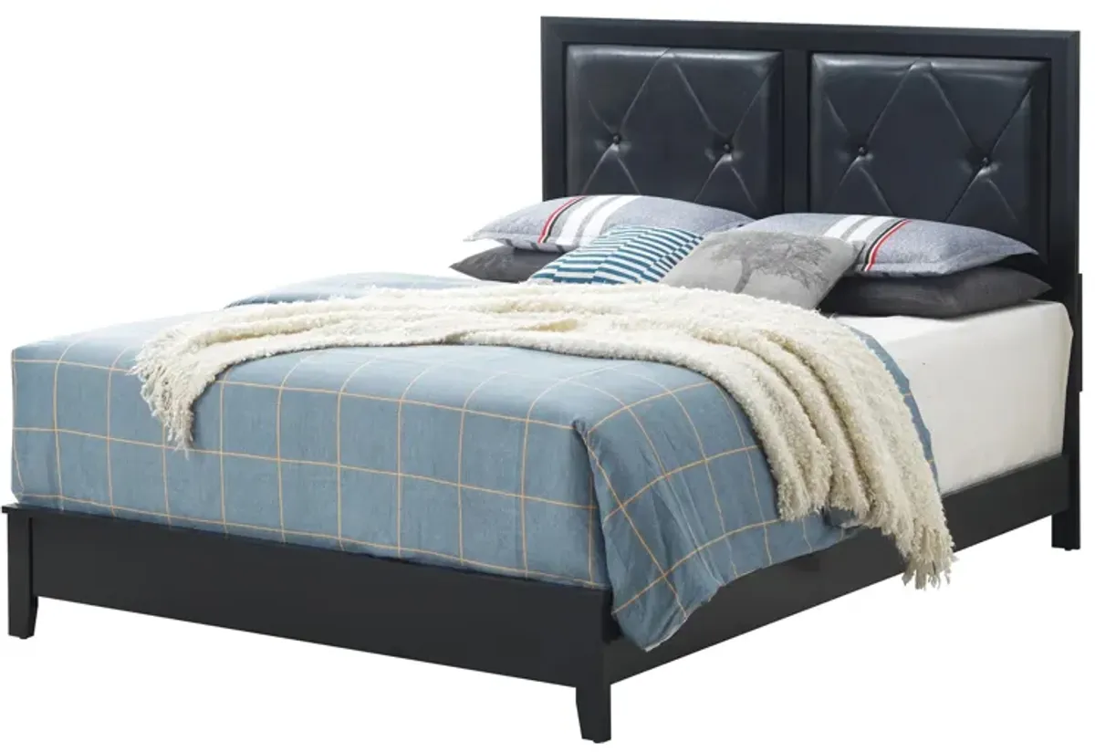 Primo Panel Bed in Black by Glory Furniture