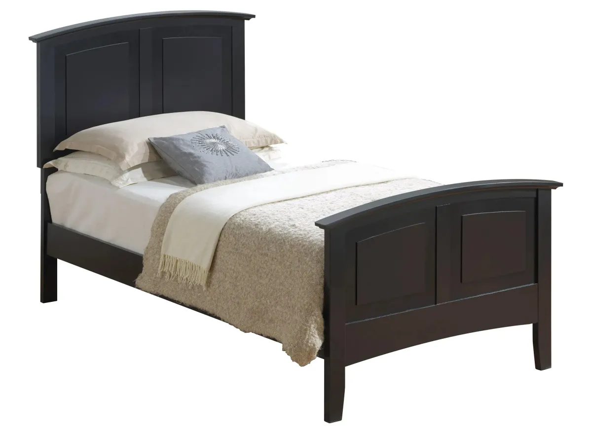 Hammond Panel Bed in Black by Glory Furniture