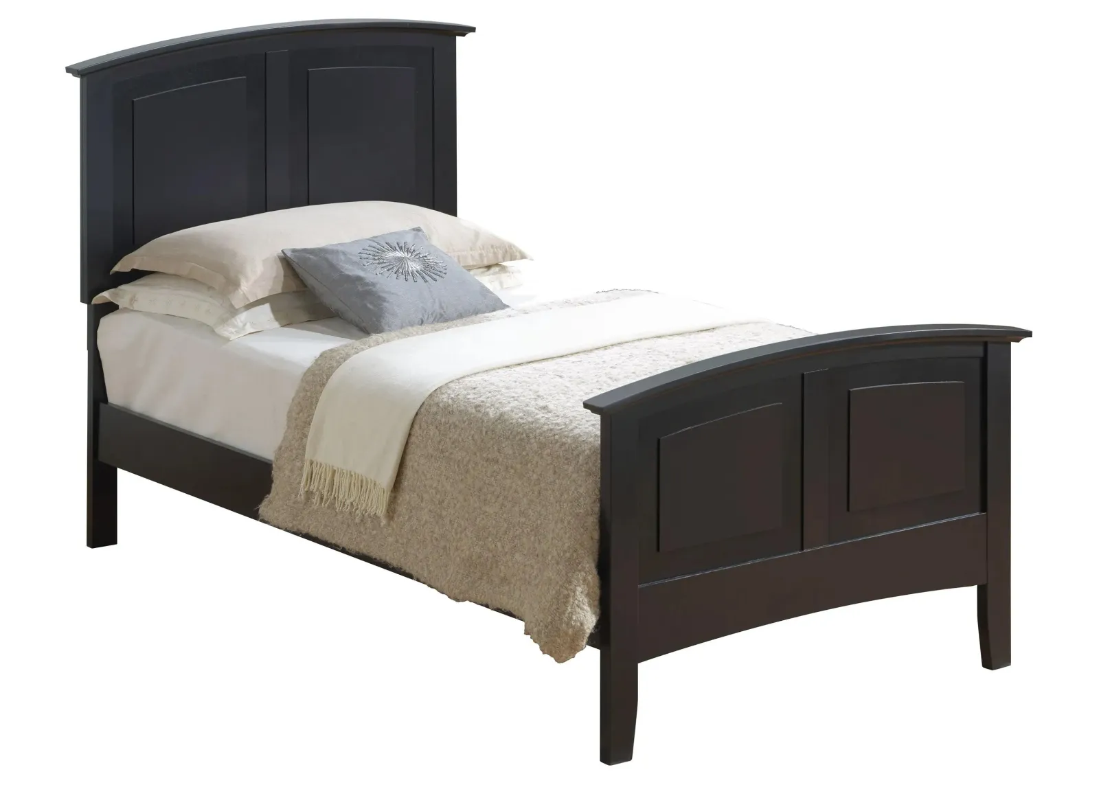 Hammond Panel Bed in Black by Glory Furniture