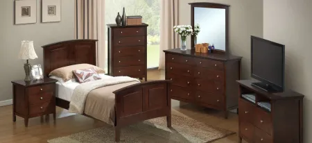 Hammond Twin Bed in Cappuccino by Glory Furniture