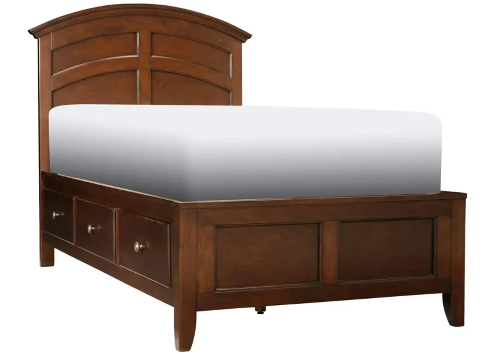 Kylie Youth Platform Bed w/ 2-sd. Storage in Merlot by Bellanest