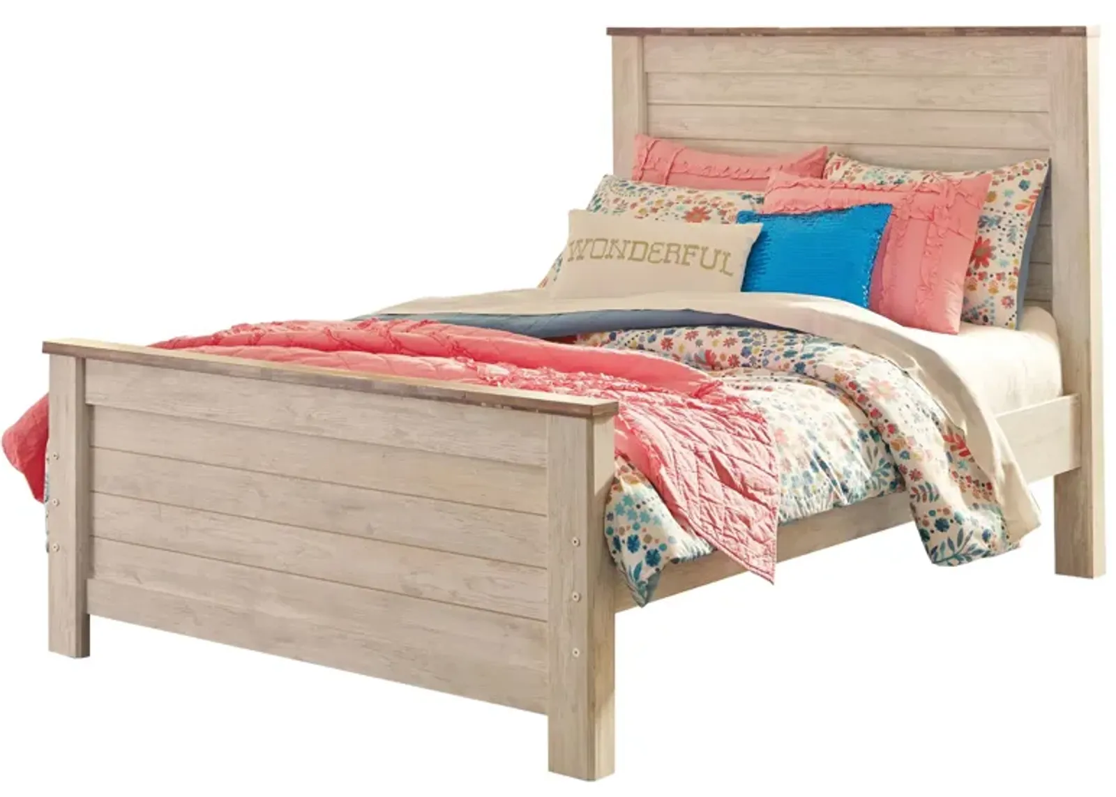 Collingwood Bed in Whitewash by Ashley Furniture