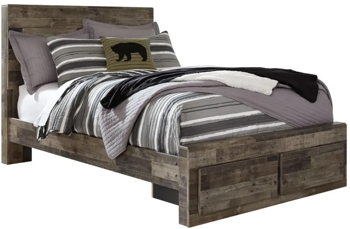Ainsworth Panel Bed w/ 2 Storage Drawers