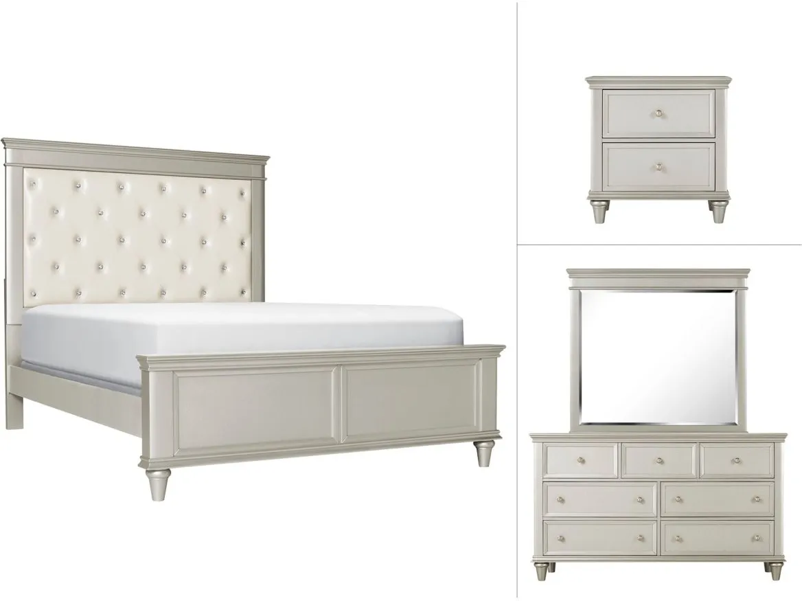 Tiffany 4pc. Upholstered Bedroom Set