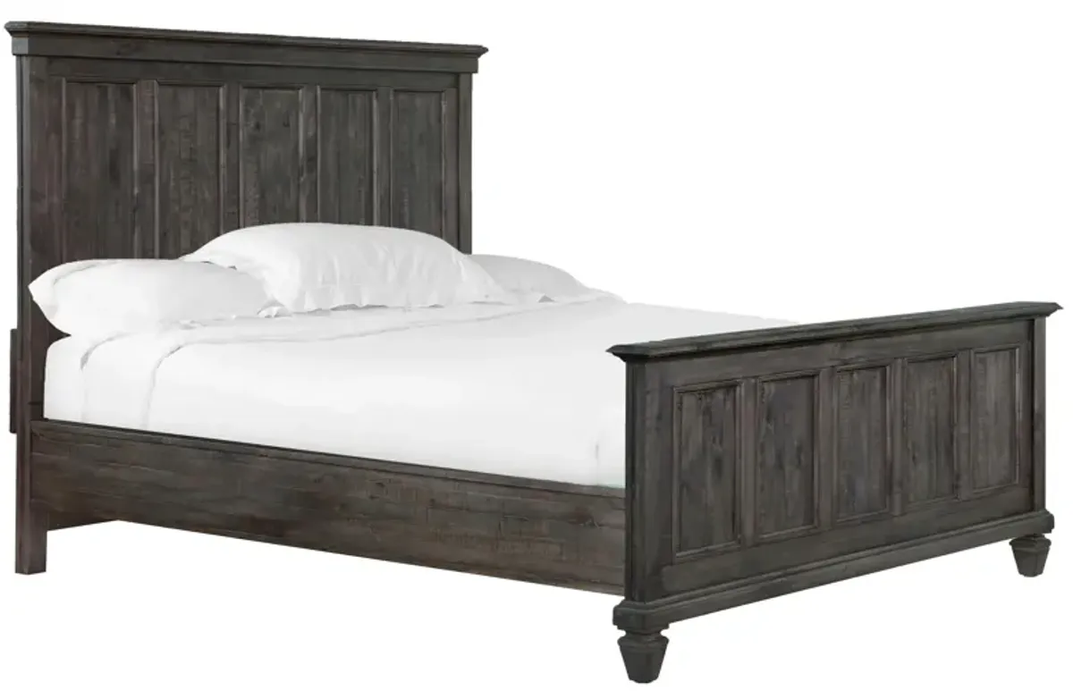 Calistoga Panel Bed in Weathered Charcoal by Magnussen Home