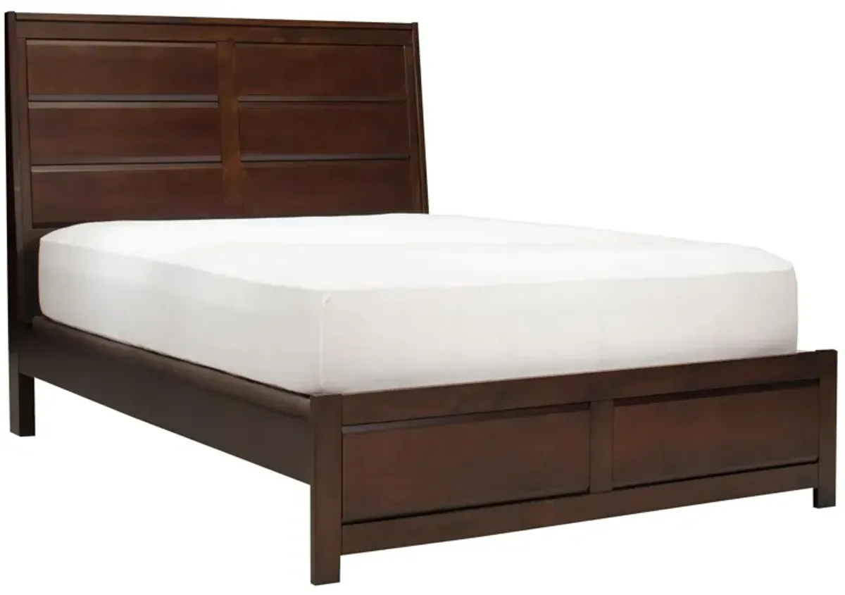 Reggio Bed in Walnut by Bellanest