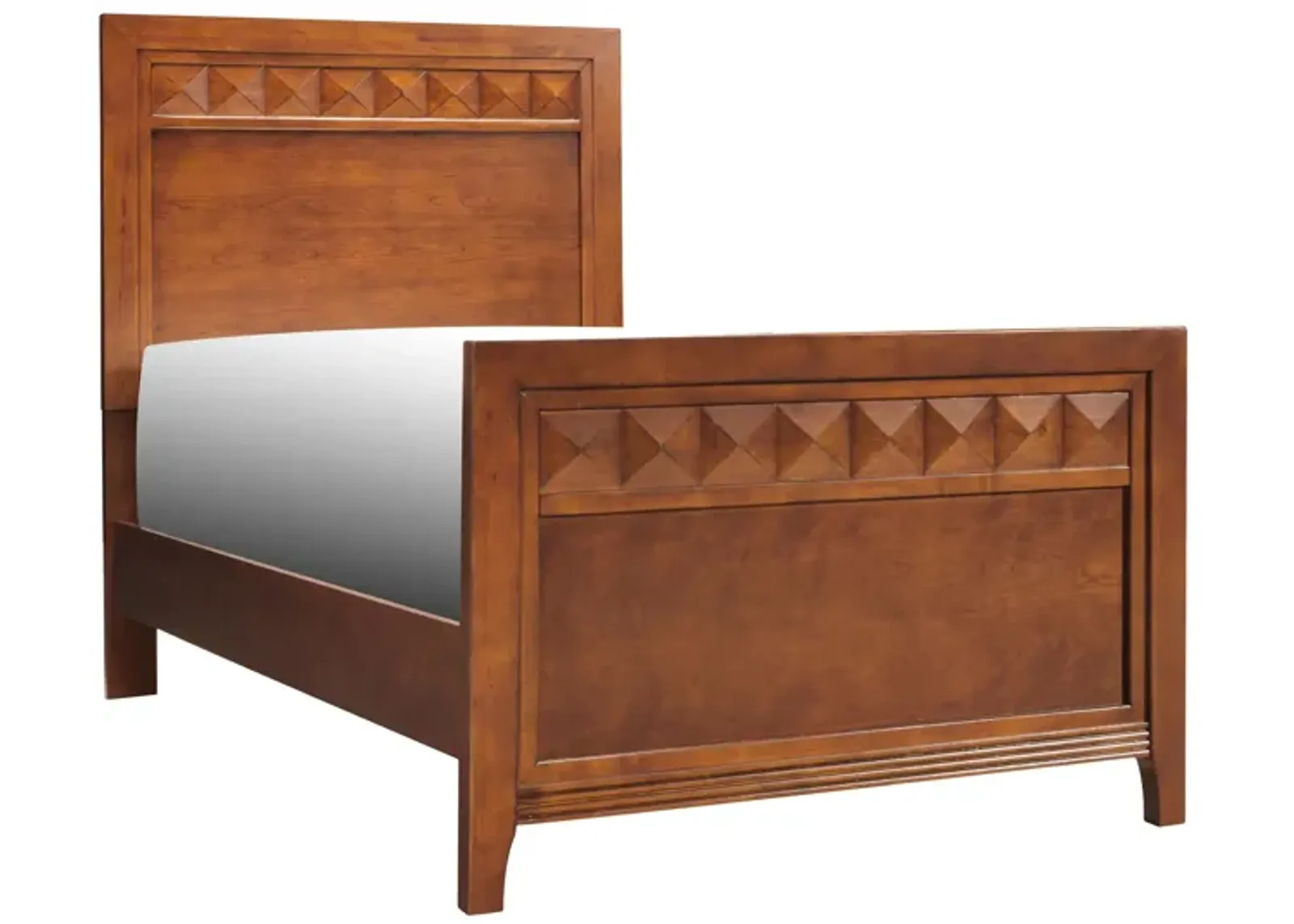 Shadow Panel Bed in Cherry by Davis Intl.