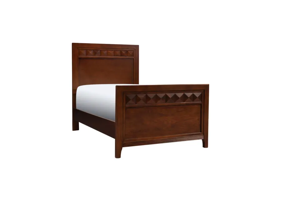 Shadow Panel Bed in Espresso by Davis Intl.