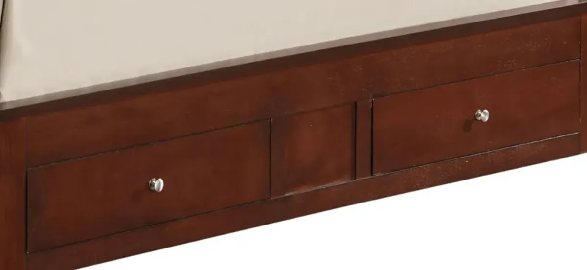 Burlington Queen Storage Bed in Cherry by Glory Furniture