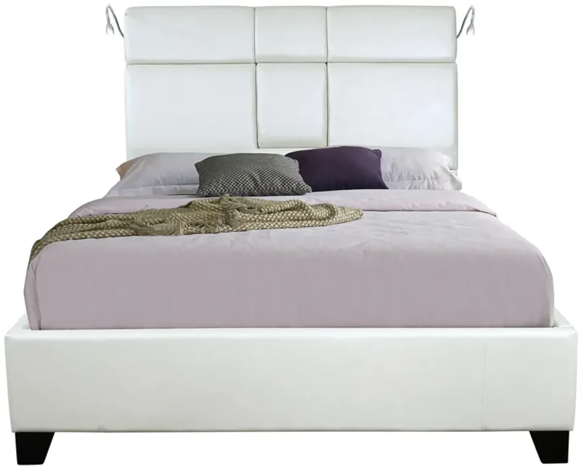 Calypso Bed in White by Bernards Furniture Group