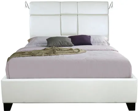 Calypso Bed in White by Bernards Furniture Group