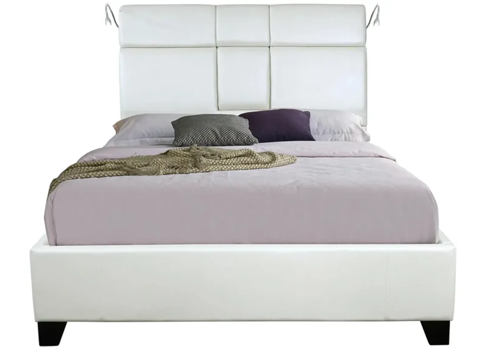 Calypso Bed in White by Bernards Furniture Group