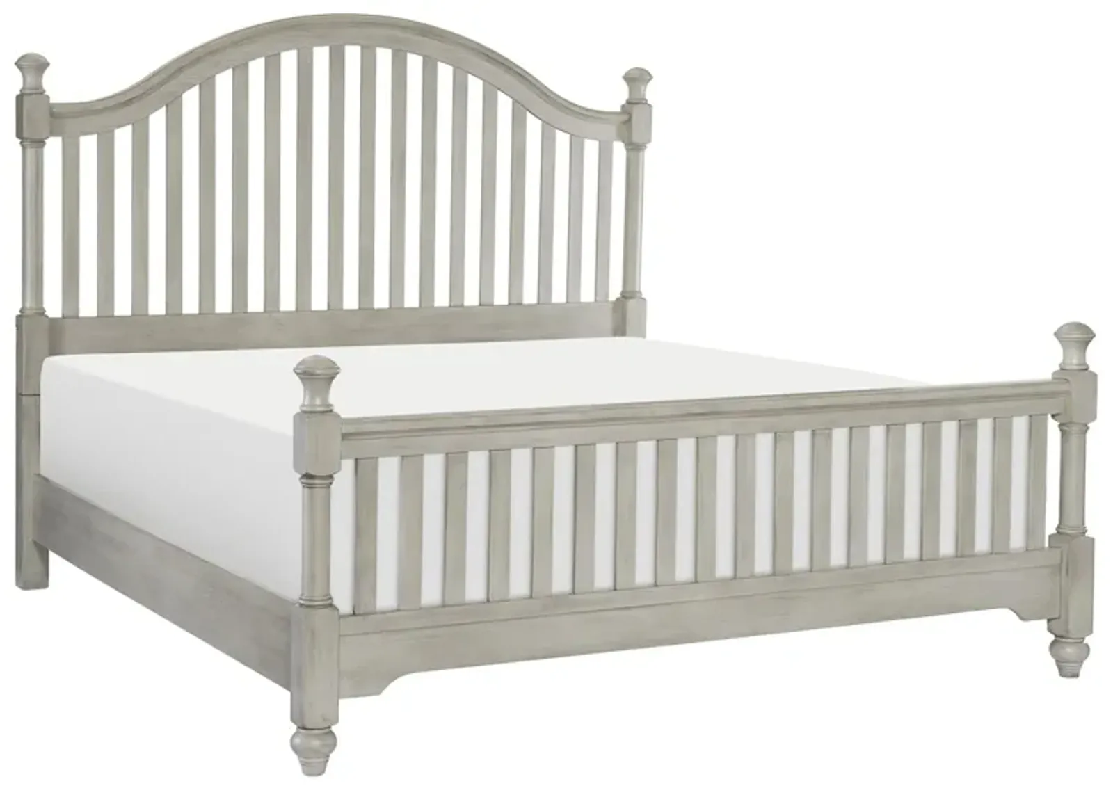 Cordelia Bed in Light Gray by Homelegance