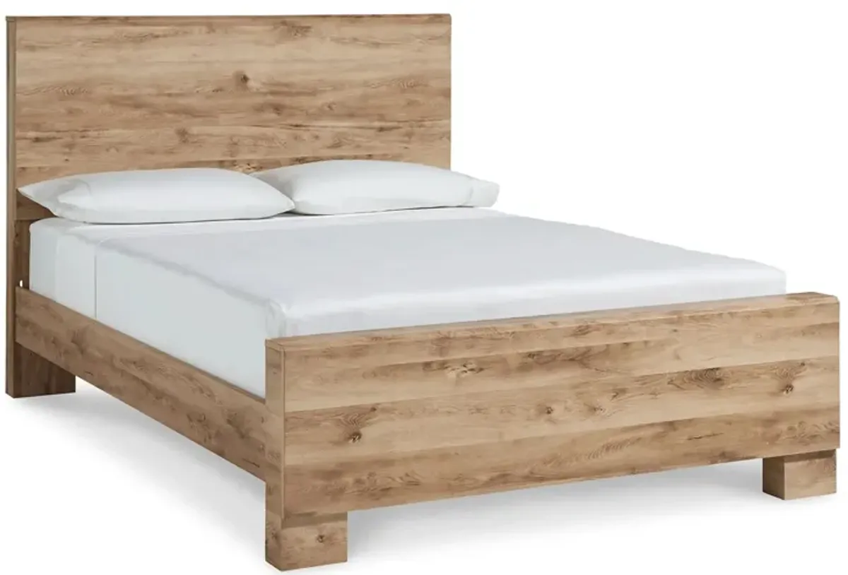 Hyanna Queen Panel Bed in Tan by Ashley Furniture